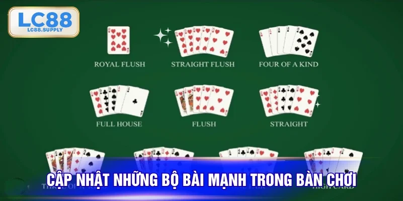 Cập nhật những bộ bài mạnh trong bàn chơi